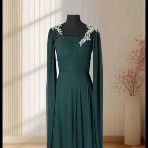 Elegant Green Evening Gown